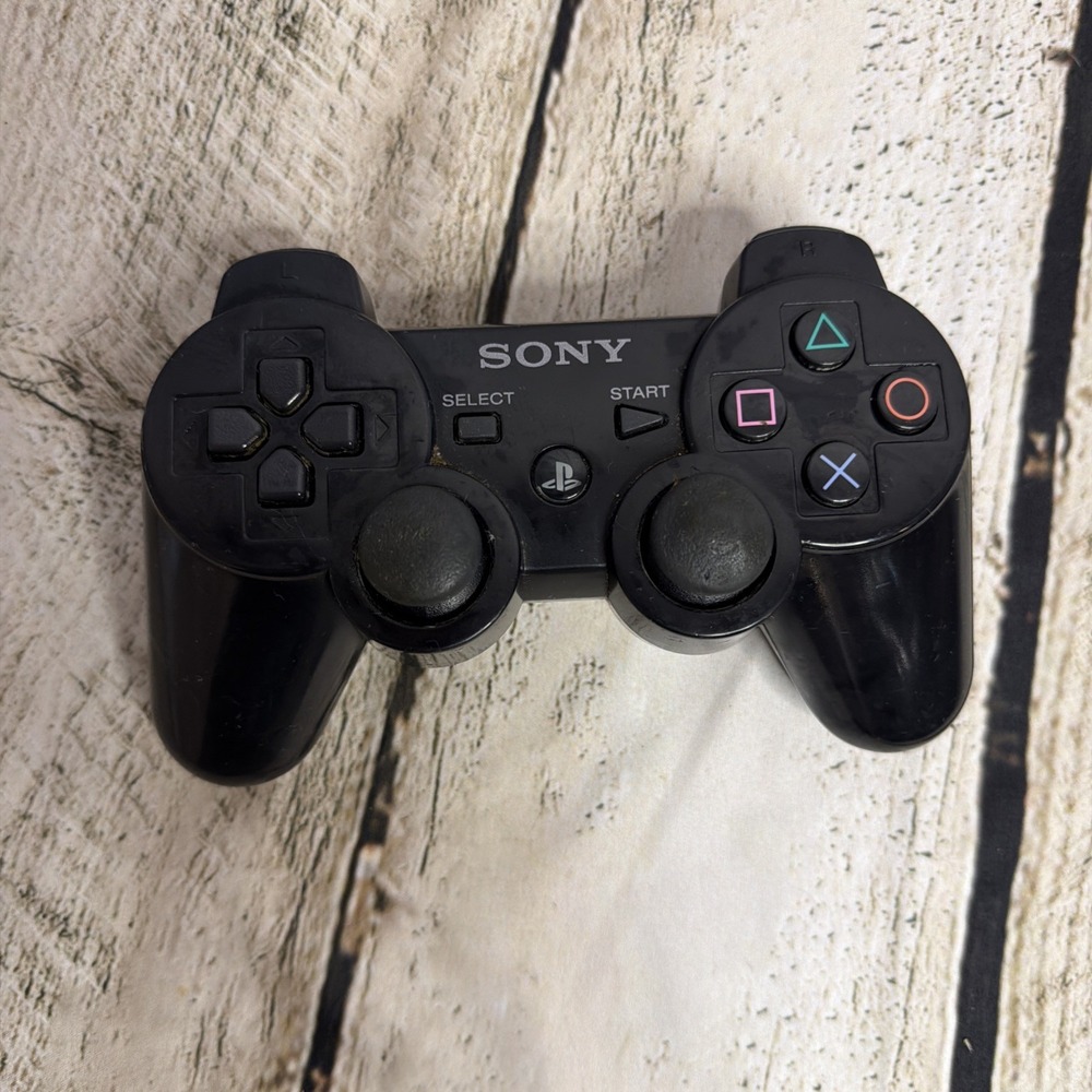 OEM PS3 Sony DualShock 3 PlayStation 3 Controller - Black UnTested!